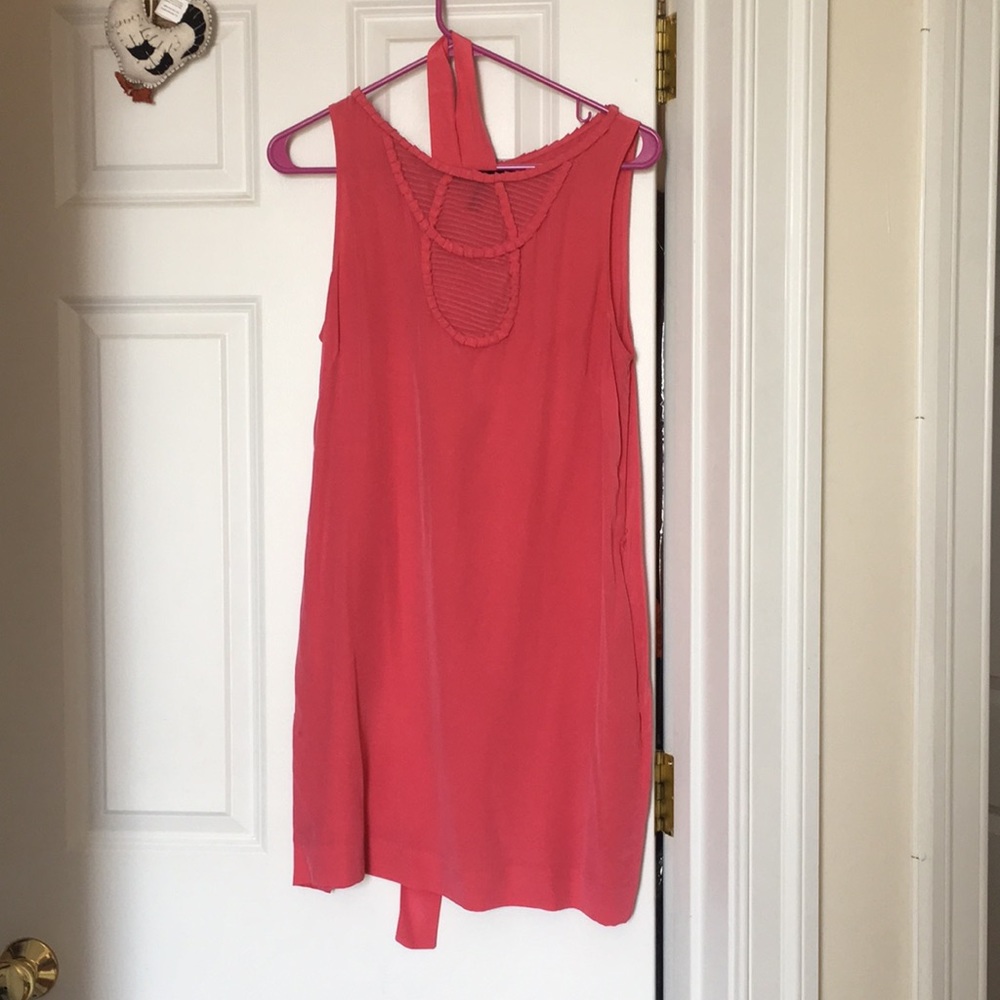 BCBG Pink Shift Dress (with waist tie)